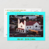 ギリシャデスティンセントジョン教会航空ポストカード ポストカード (正面/裏面)