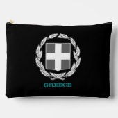 ギリシャバッグ，ギリシャの紋章 アクセサリーポーチ (正面)