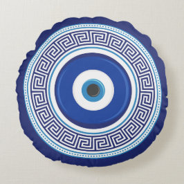 ギリシャパターンナザリアムレット ラウンドクッション