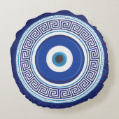 ギリシャパターンナザリアムレット ラウンドクッション (裏面)