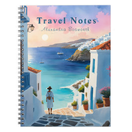 ギリシャパーソナライズされたの夏の旅行ノート –  ノートブック