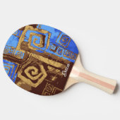 ギリシャパーソナライズされたギフト 卓球ラケット (横)