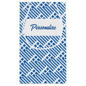 ギリシャパーソナライズされた国旗を持つ抱き枕 スモールペーパーバッグ (裏面)