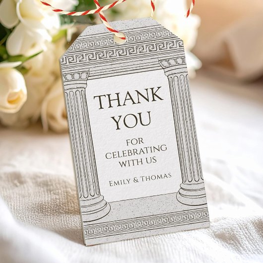 ギリシャパーティー ギフトタグ