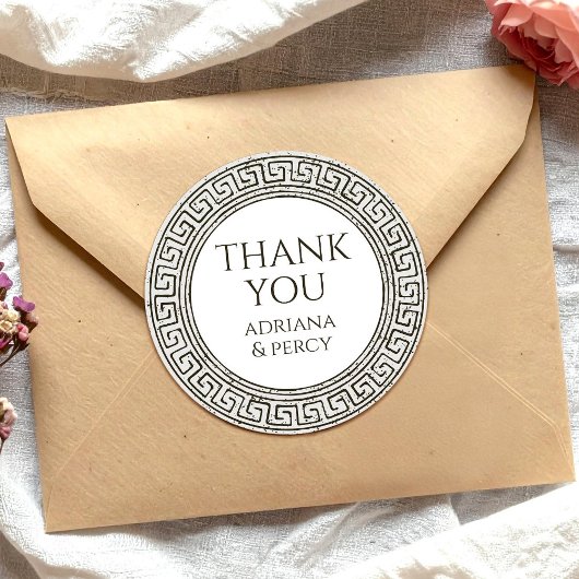 ギリシャパーティー ラウンドシール