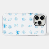 ギリシャビーチミニマリスト iPhoneケース (裏面横)