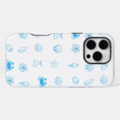 ギリシャビーチミニマリスト iPhoneケース (裏面横)