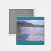 ギリシャビーチ冷蔵庫用マグネット マグネット (正面/裏面)