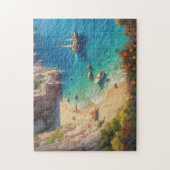 ギリシャビーチ ジグソーパズル (縦)