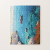 ギリシャビーチ ジグソーパズル (縦)