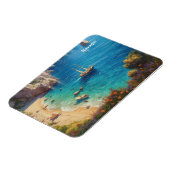 ギリシャビーチ マグネット (左側)