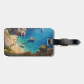 ギリシャビーチ ラゲッジタグ (裏面横)