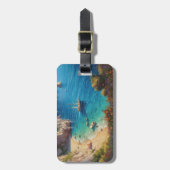 ギリシャビーチ ラゲッジタグ (正面縦)