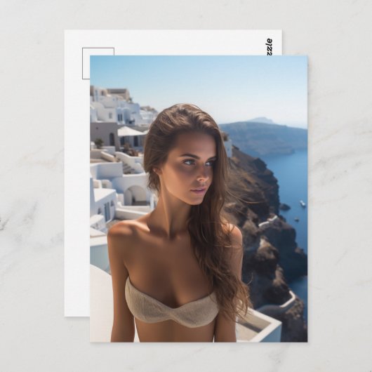 ギリシャファッション撮影 ポストカード (正面/裏面)