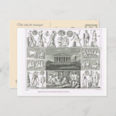 ギリシャフェスティバルと神話 ポストカード (正面/裏面)