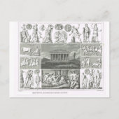 ギリシャフェスティバルと神話 ポストカード (正面)