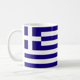 ギリシャフラグ コーヒーマグカップ