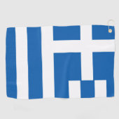 ギリシャフラグ ゴルフタオル (横)