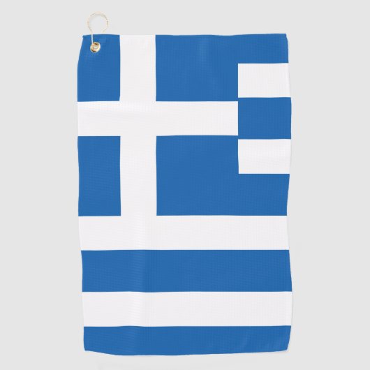 ギリシャフラグ ゴルフタオル (正面)