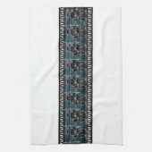 ギリシャブラック姿ガード キッチンタオル (縦)