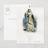 ギリシャプリンセス伝統的の衣装 ポストカード (正面/裏面)