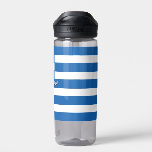 ギリシャボトル愛国的ギリシャ国旗 ウォーターボトル (背面)