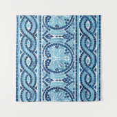 ギリシャモザイクタイルオーナメント タペストリー (正面(横))