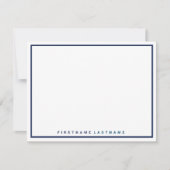 ギリシャモダン鍵留パーソナライズされた置 ノートカード (正面)