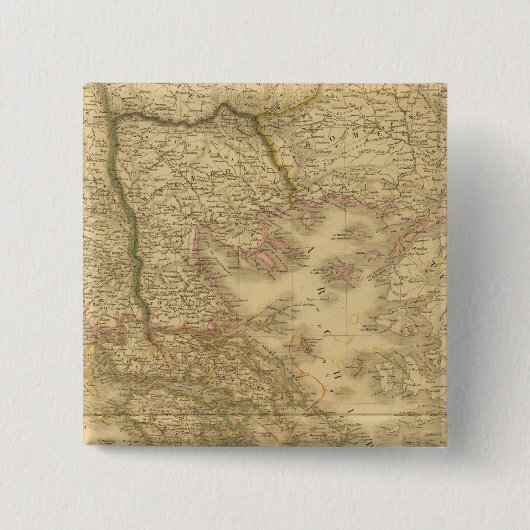 ギリシャモダン 缶バッジ (正面)