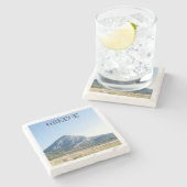 ギリシャユニークの山Keepsake Coaster ストーンコースター (横)