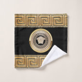 ギリシャリバイバルメドゥーサ/ゴールデンゴルゴンギフト/ゲスト バスタオルセット (ウォッシュタオル)