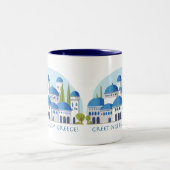 ギリシャレトロ ツートーンマグカップ (中央)