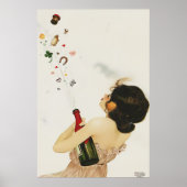 ギリシャヴァージンバイラファエルキルヒナーアールヌーボー ポスター (正面)