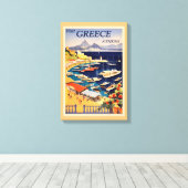 ギリシャヴィンテージ キャンバスプリント (インサイチュ (ウッドフロア))