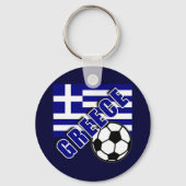 ギリシャ世界サッカーファンTシャツ キーホルダー (正面)