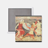 ギリシャ人との戦闘で二人のアマゾーン マグネット (正面/裏面)