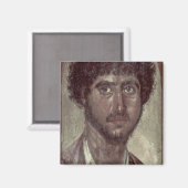 ギリシャ人のポートレート、ロマーノ・エジプトのファイアムからの。 マグネット (正面/裏面)