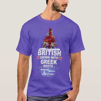 ギリシャ人のルーツギフトで育った英国の人 Tシャツ