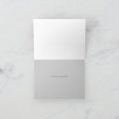 ギリシャ人の主モノグラム: 赤(写真無し) サンキューカード (内部)