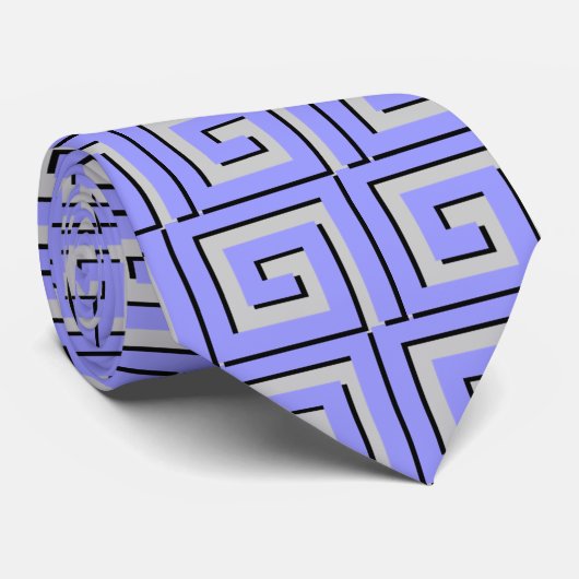 ギリシャ人の主影パターンノベルティのファッションのタイ ネクタイ (ロール)
