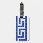 ギリシャ人の主荷物のラベル ラゲッジタグ (裏面縦)