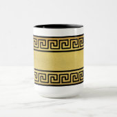 ギリシャ人の鍵および金ゴールド マグカップ (中央)