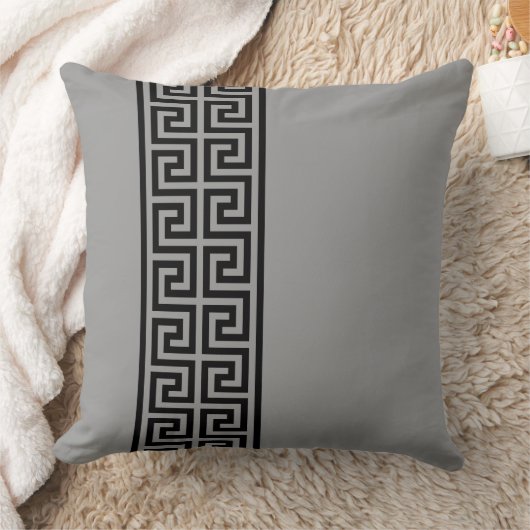 ギリシャ人の鍵のデザイン クッション (ブランケット)