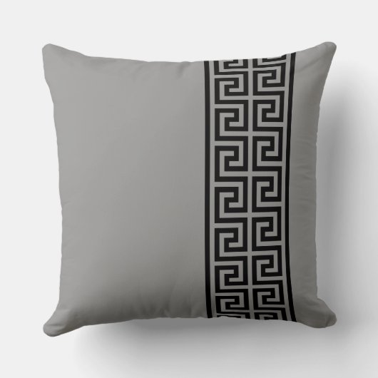 ギリシャ人の鍵のデザイン クッション (裏面)