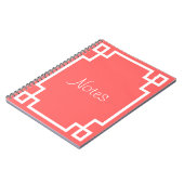 ギリシャ人の鍵(あらゆる色への変更!) ノートブック (左側)