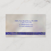 ギリシャ人の鍵-ギリシャの雷文-真珠のラピスラズリ 名刺 (裏面)