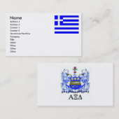 ギリシャ人のBussinessカード 名刺 (正面/裏面)