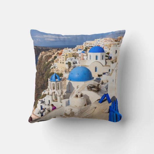 ギリシャ伝統的の家 クッション (裏面)