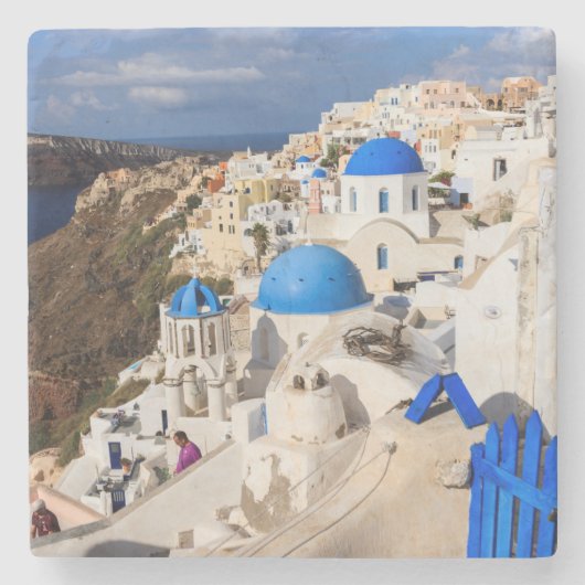 ギリシャ伝統的の家 ストーンコースター (正面)