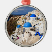 ギリシャ伝統的の家 メタルオーナメント (正面)